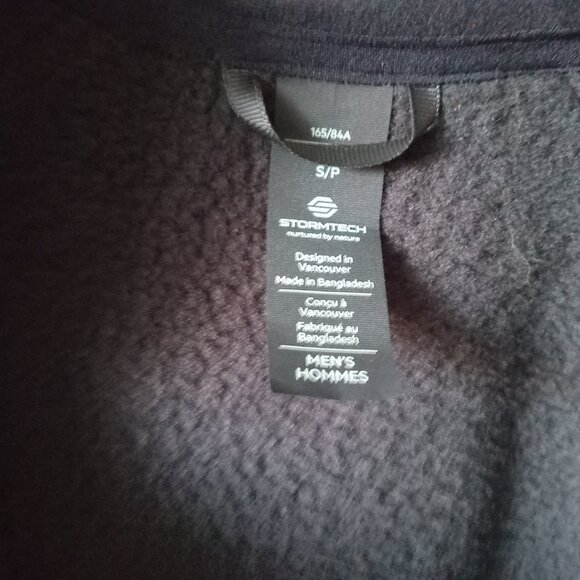 Stormtech Men's Vest Sleeveless Sweater Full Zip Mock Neck Black Heather Size S - Picture 4 of 10